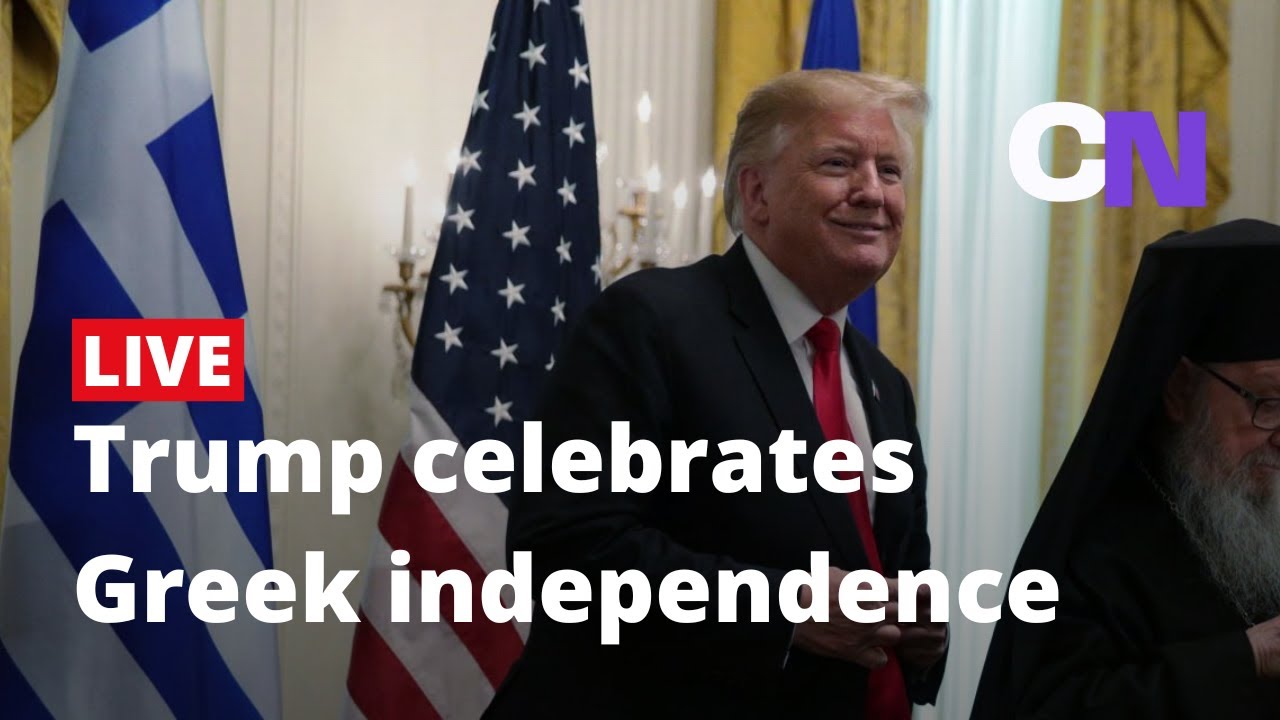 Live: Trump holds a Greek Independence Day reception at the White House