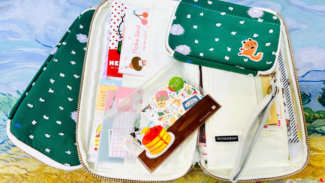 Altering a Hobonichi drawer pouch and a little organizing and chat.