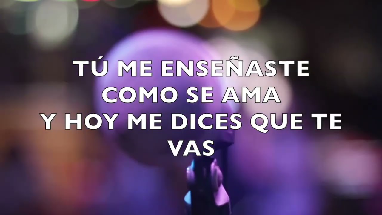 Hoy te vas - Miguel Conejito Alejandro - KARAOKE