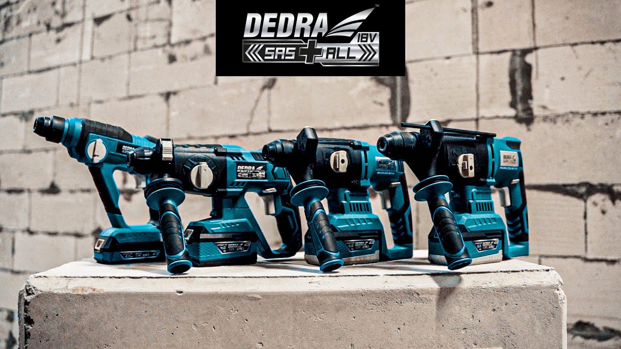 Akumulatorowe młotowiertarki DEDRA SAS+ALL DED7047, DED7048, DED7148, DED7149