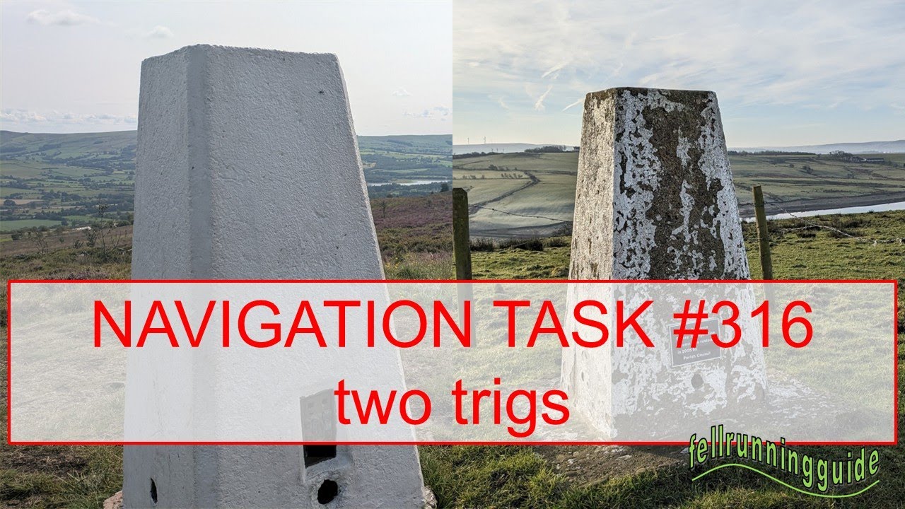 Map Reading Task 316 Trig points and reservoirs