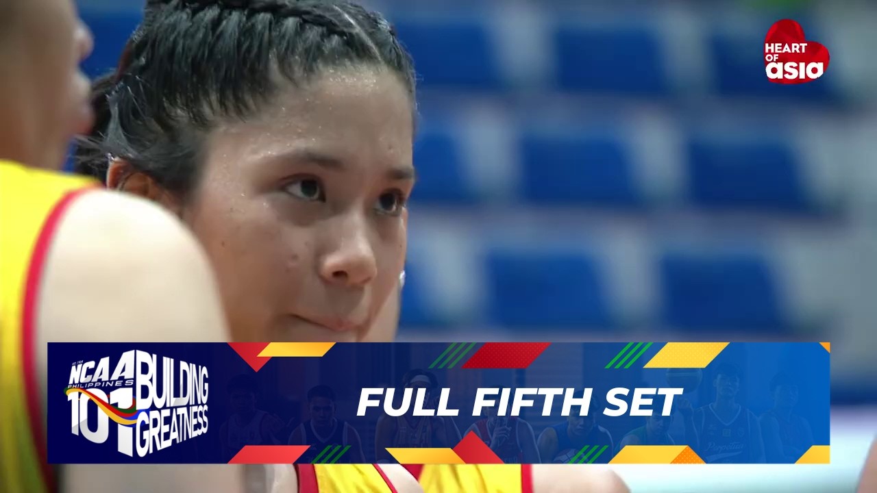 FULL FIFTH SET - San Sebastian Lady Stags vs JRU Lady Bombers | NCAA Season 101