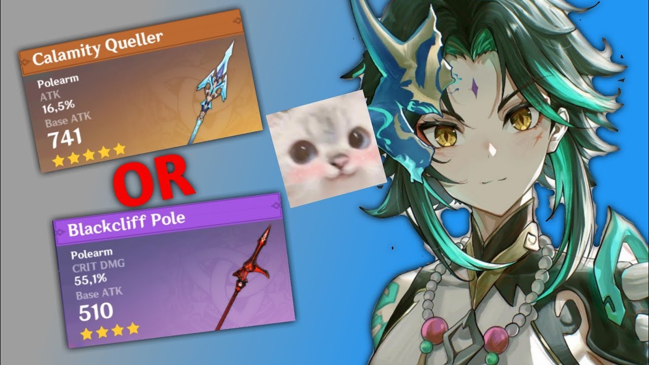 CALAMITY QUELLER Vs BLACKCLIFF POLE XIAO Damage Comparison | Genshin Impact