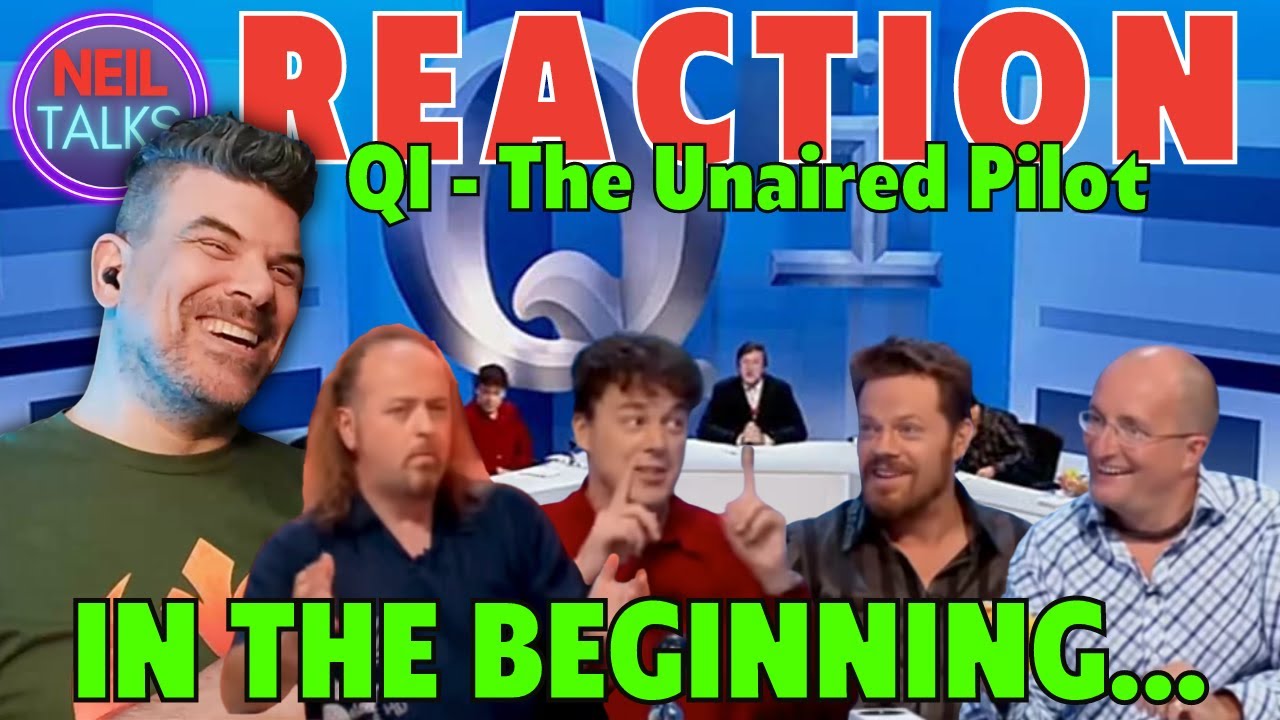 CLASSIC QI REACTION Unaired Pilot! (Bill Bailey, Alan Davies, Kit Hesketh-Harvey, Eddie Izzard)