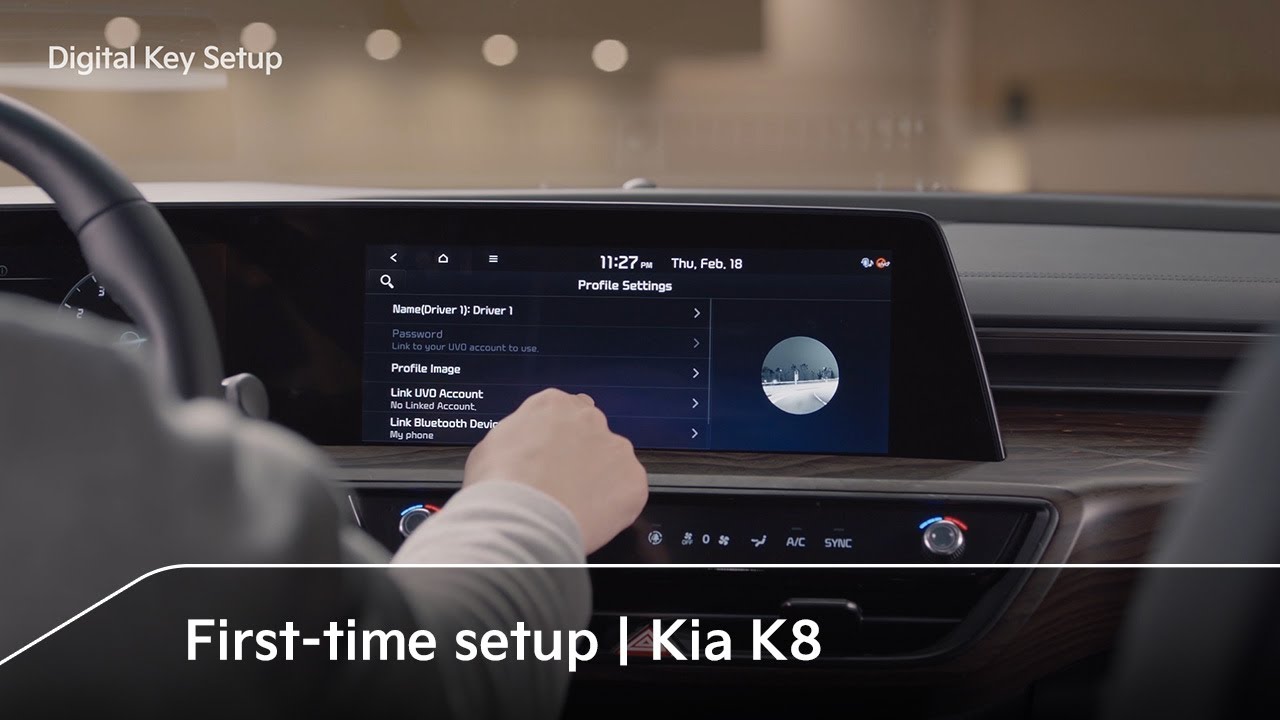 First-Time Setup｜Kia K8