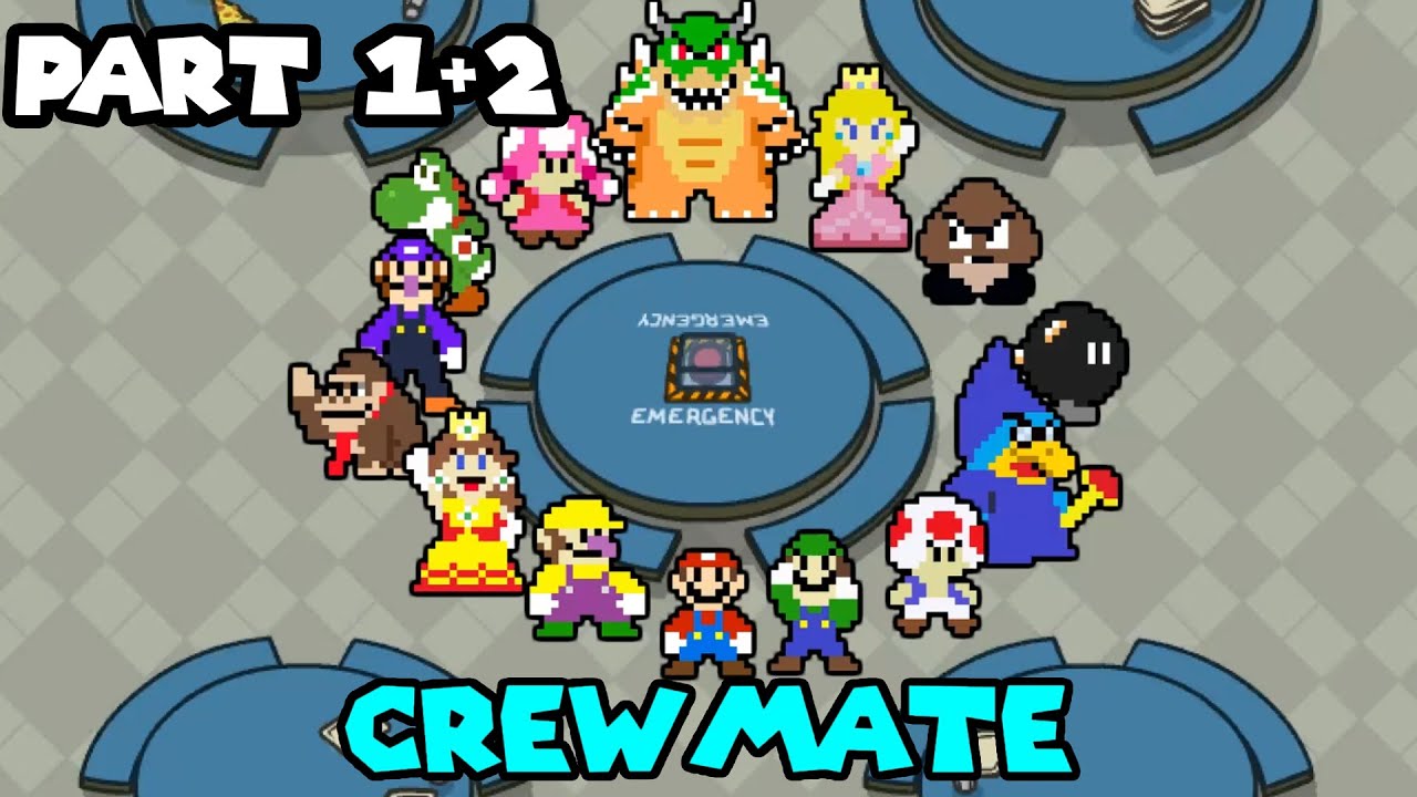 Among Us With Super Mario Bros Characters Season 3 (Episode 01 Episode 02) | Among Us Animation