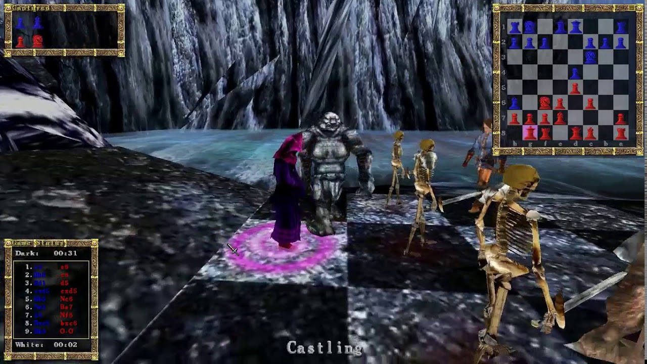 War Chess White And Black Chess Gameplay