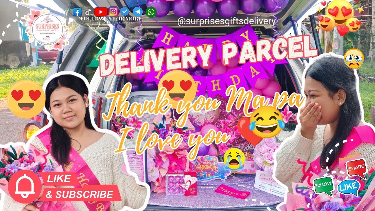 📦 “PARCEL DELIVERY” 📦Thank you Ma & Pa for the love and endless support. I love you so much ❤️❤️❤️😇