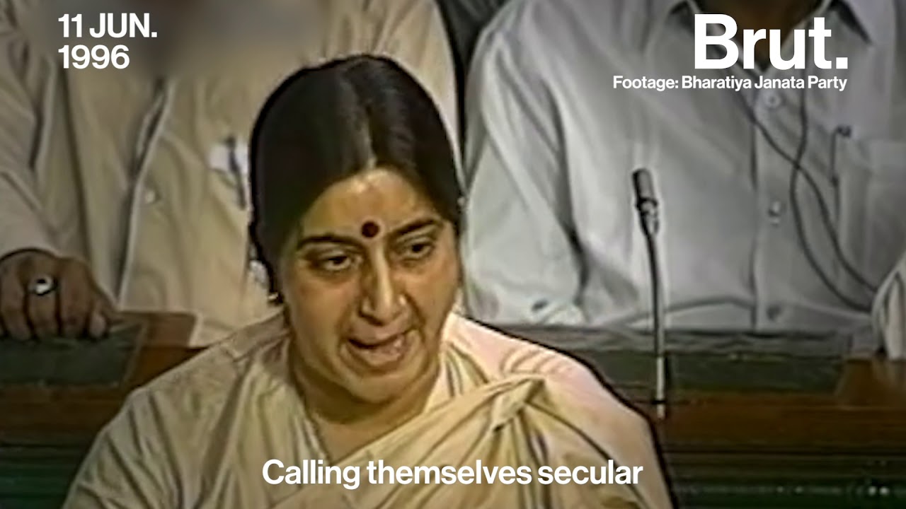 Sushma Swaraj’s Fiery Speech From 1996