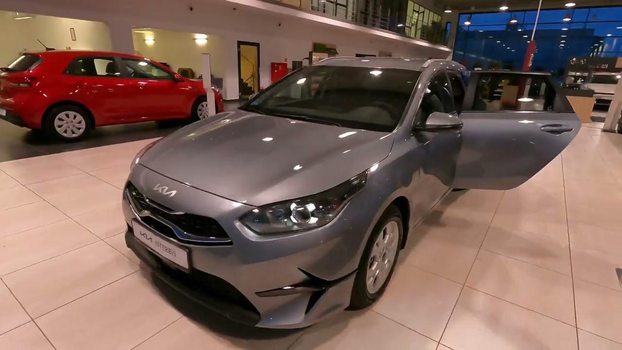 Nowa Kia CEED kombi 2022 | wersja L | kolor Lunar Silver | Prezentacja PL | 4K