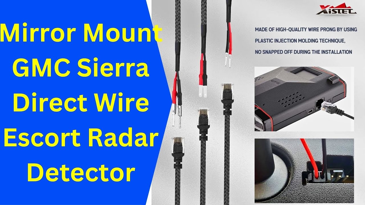 Mirror Mount Escort Radar Detector GMC Sierra