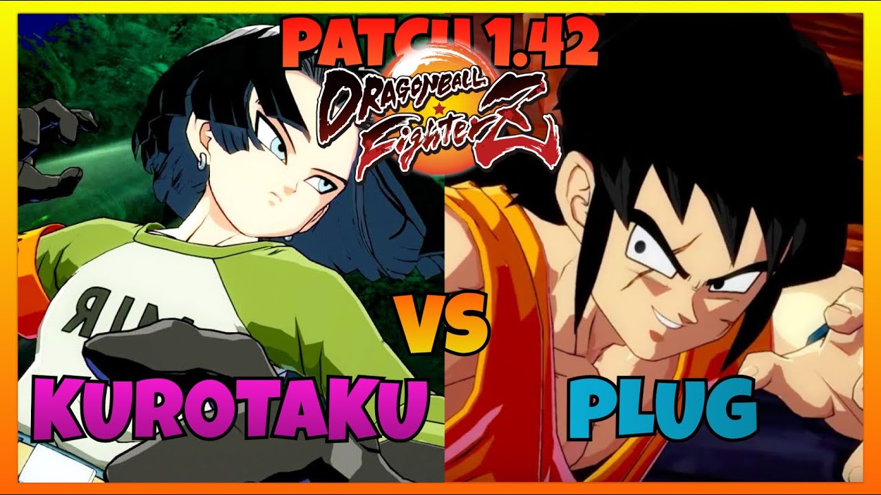DBFZ 1.42 - KUR0TAKU vs PLUG gameplays (Android 18, 17 and 21 vs Yamcha, Blue Goku, Videl)