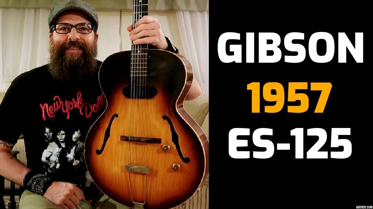 Играю на винтажной Gibson ES-125 1957 года с интересной предысторией.