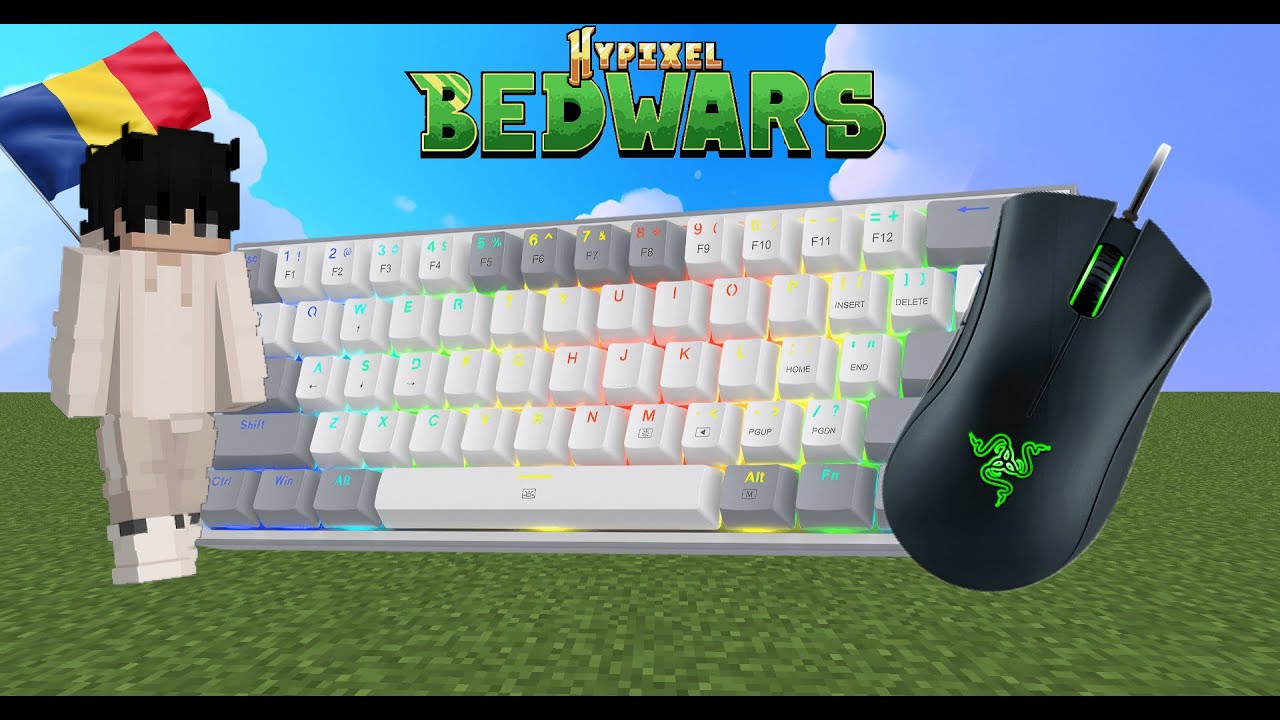 Keyboard + Mouse Sounds ASMR | Hypixel Bedwars