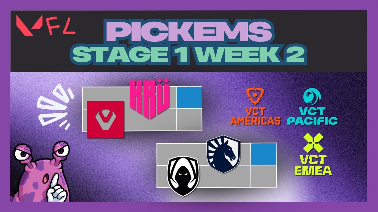 Sliggy's Pickems for EMEA, PACIFIC and AMERICAS Stage 1 - Week 2