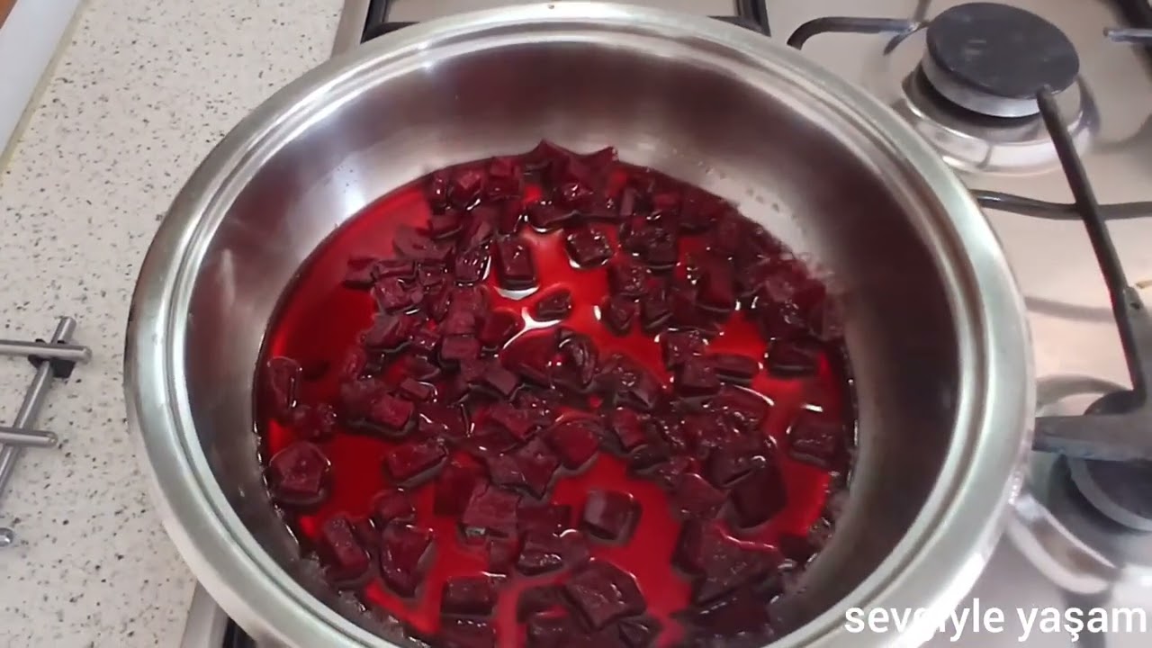 Kırmızı pancar reçeli nasıl yapılır? #pancarreçeli