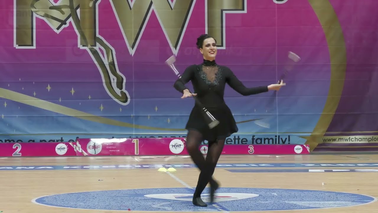 Majorettes TARABICKY  / solo 2 baton seniors,  Zadar 2023 Majorette World Championship