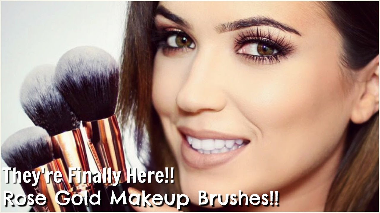 NEW Makeup Brushes - Rose Gold, Gold, Champagne Pink & More | BlankCanvasCosmetics