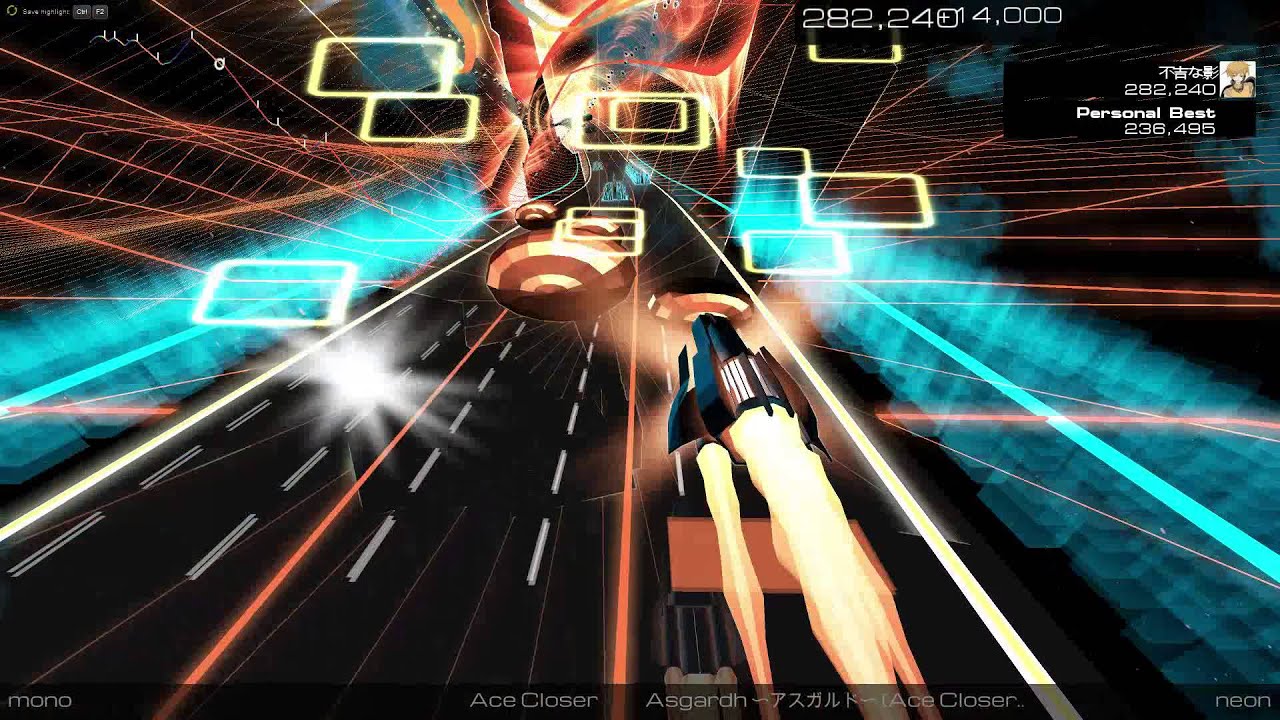 Audiosurf 2: Ace Closer - Asgardh 〜アスガルド〜 (Ace Closer Trance Remix)