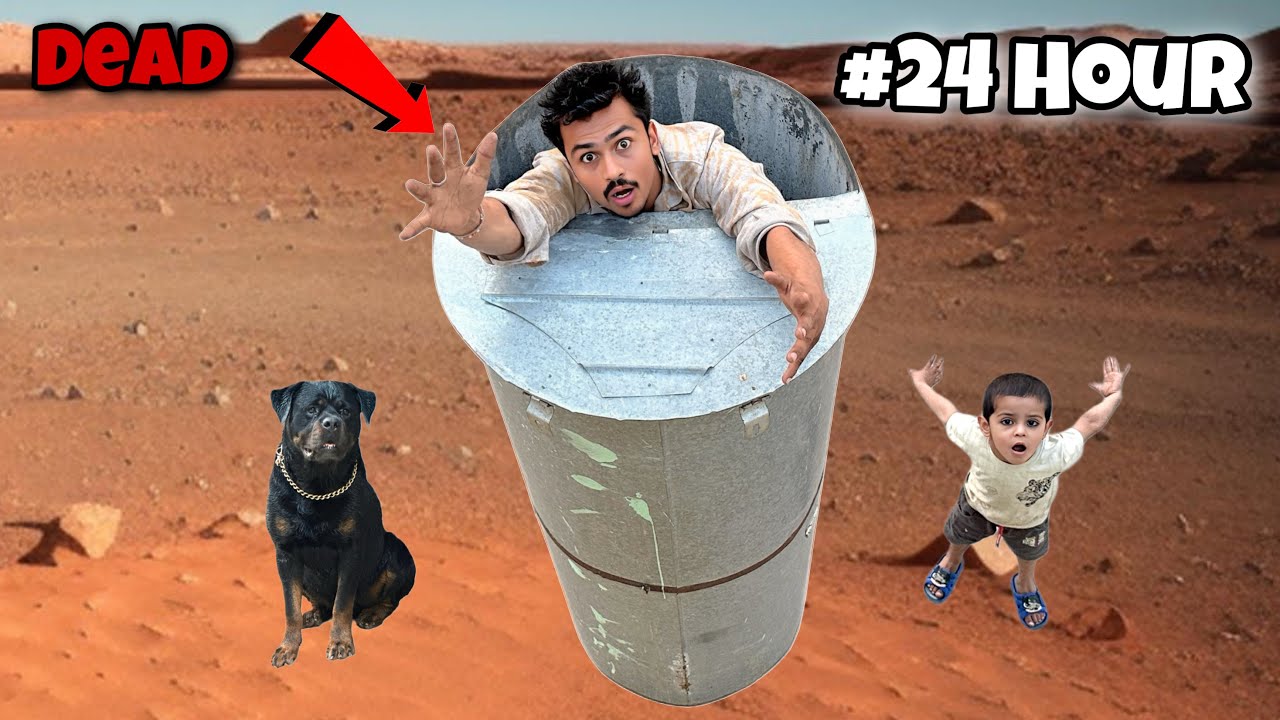 24 Hours Trapped in Deep Tank Challenge – I Almost Didn’t Survive ! Macho Maaan