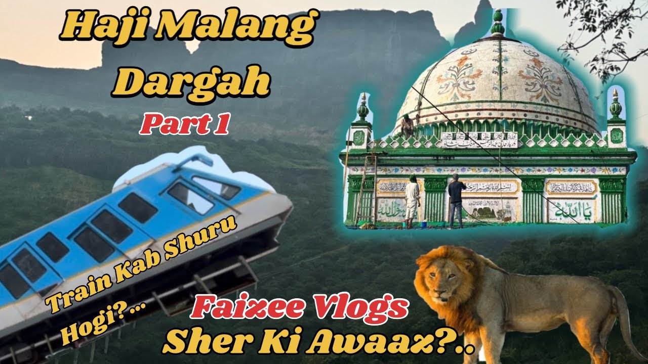 Haji Malang Pahad|Sher Ki Awaaz Suni?🐅|Train Kab Shuru Hogi?|Part 1 Faizee Vlogs