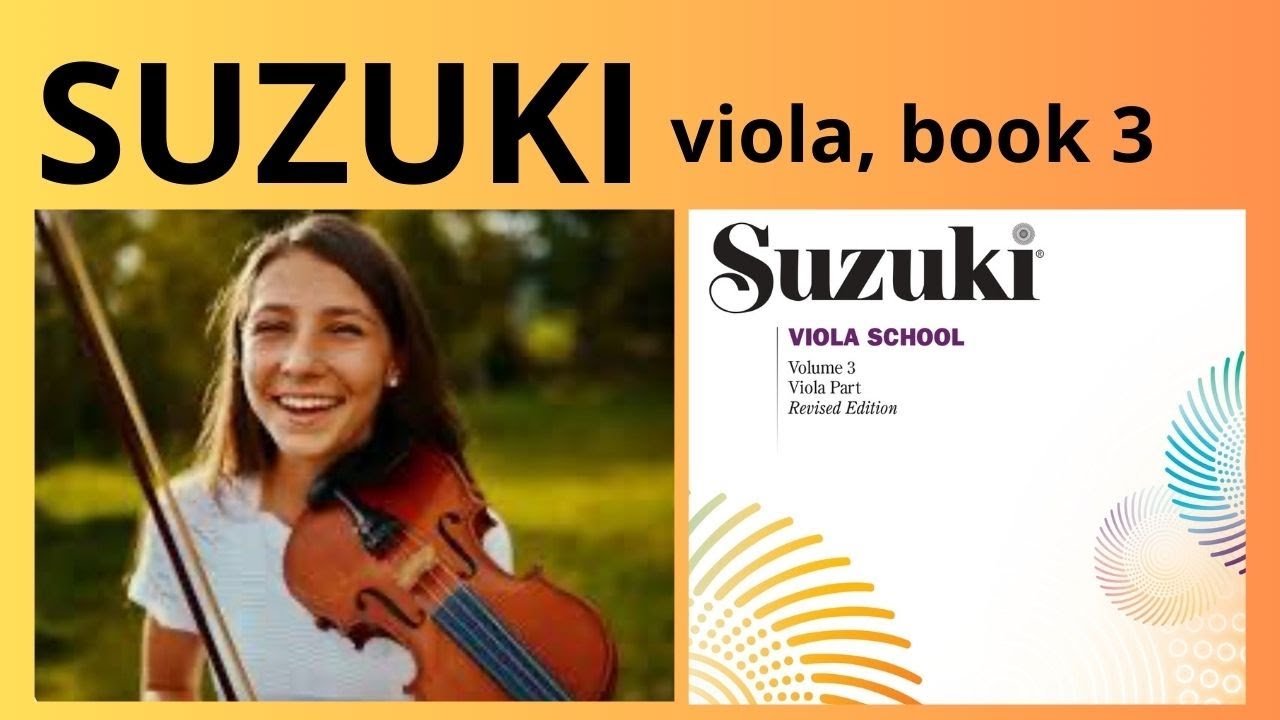 SUZUKI , viola,  BOOK 3