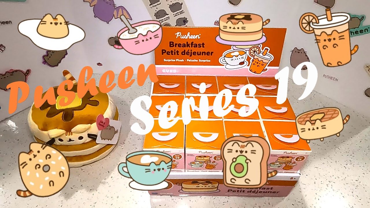 🧇 Pusheen Series 19 - Breakfast Mystery Full Case Unboxing!