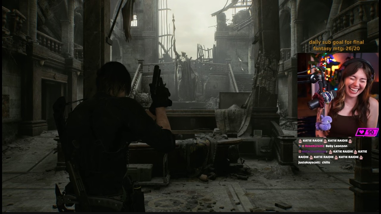 LEON IS BACK IN RACCOON CITY POLICE DEPARTMENT (RE9 day 2)