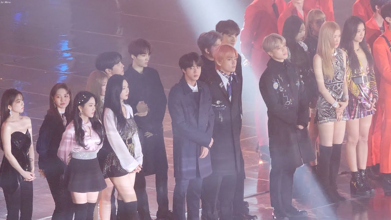 181225 블랙핑크(BLACKPINK),방탄소년단(BTS),레드벨벳(Red Velvet) 전출연진 오프닝(OPENING) [4K] 직캠 (2018 가요대전) by Mera