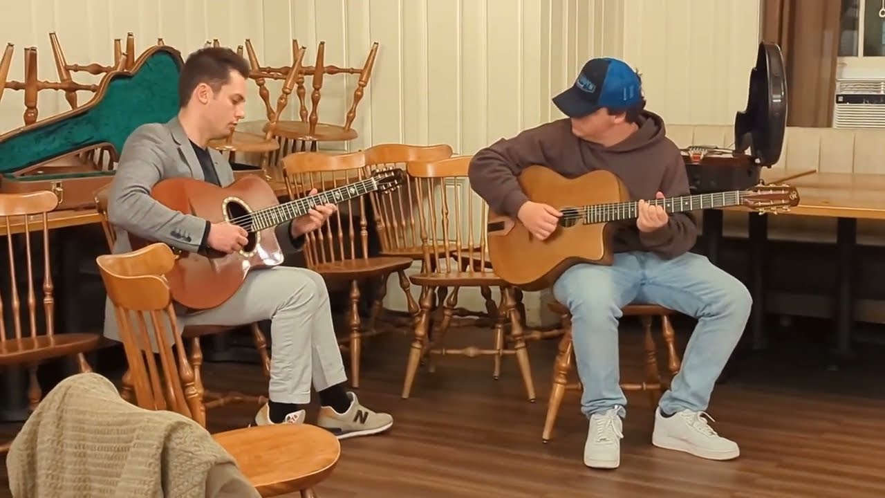 Dennis Pol & Henry Acker   Jamming at Django in June 2022