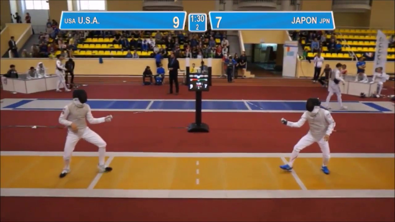 Ota Yuki vs. Team USA: St. Petersburg Men's Foil 2016