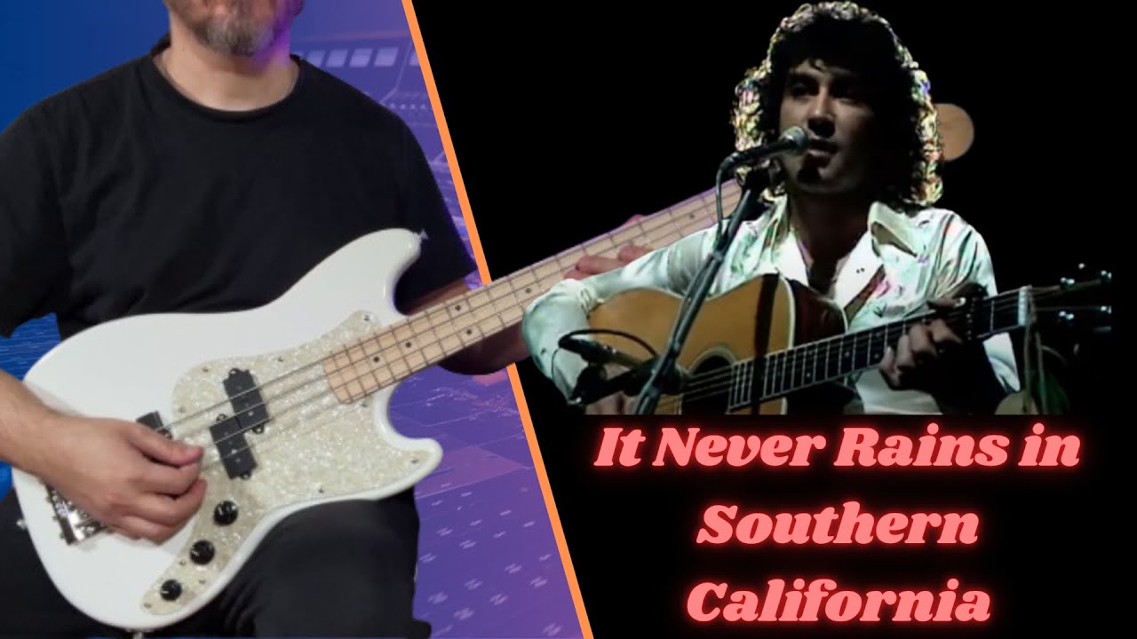 Albert Hammond - It Never Rains in Southern California (Bass Cover)