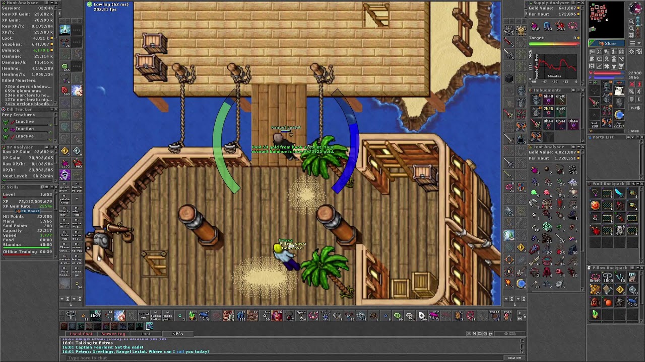 Tibia - Ek 2700 Top Ek Global - Bom Dia Amigões!!!! 3 Essencias Hoje
