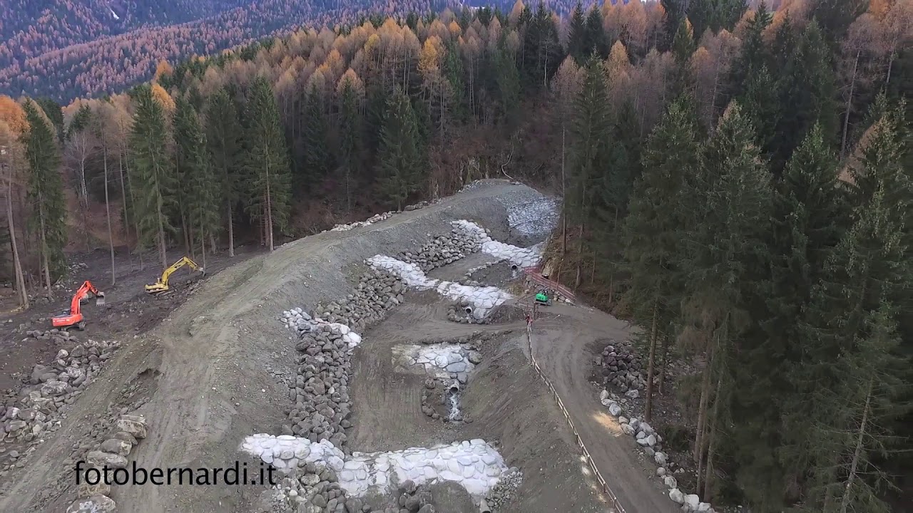 Dimaro -immagini della zona prima della frana del Rio Rotian