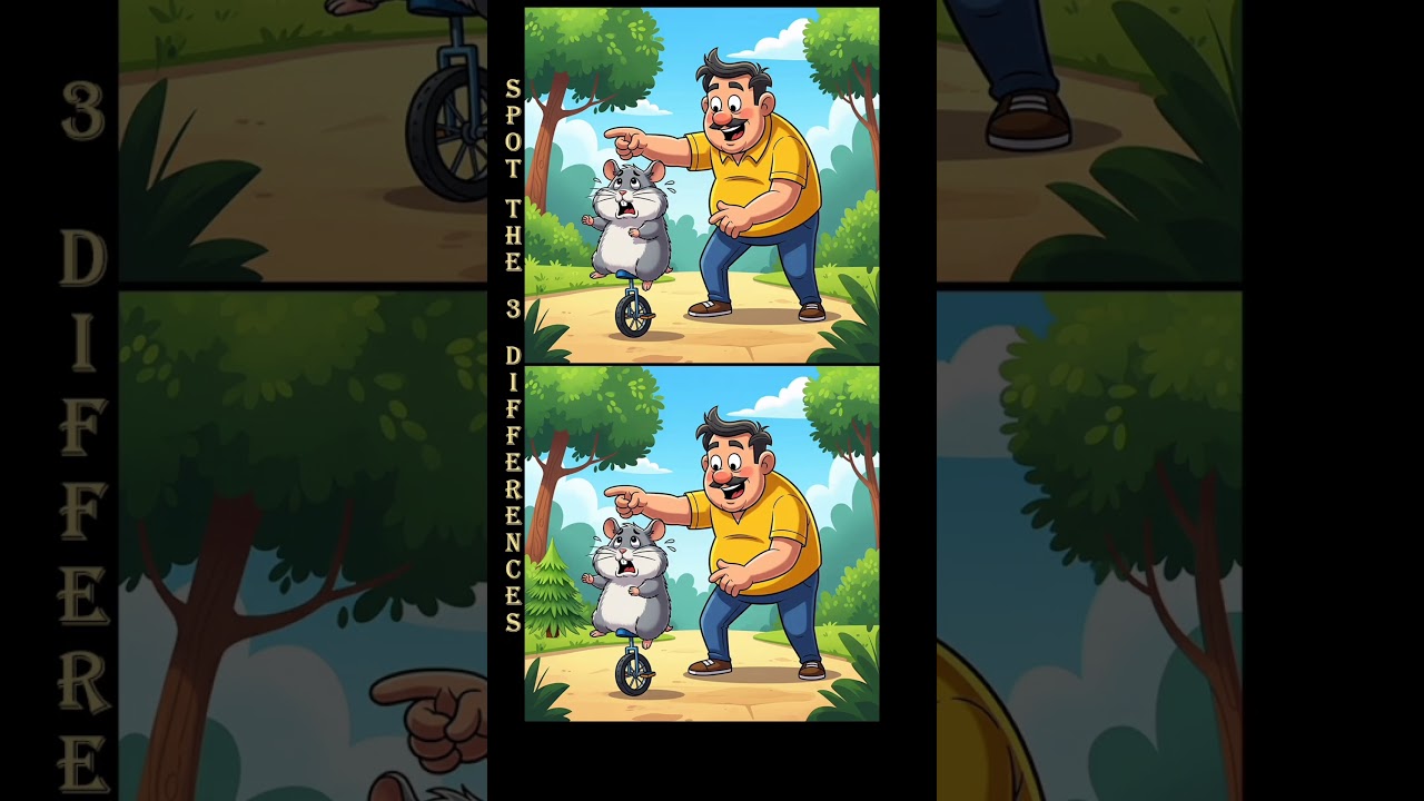Puzzle for seniors: Find the difference!