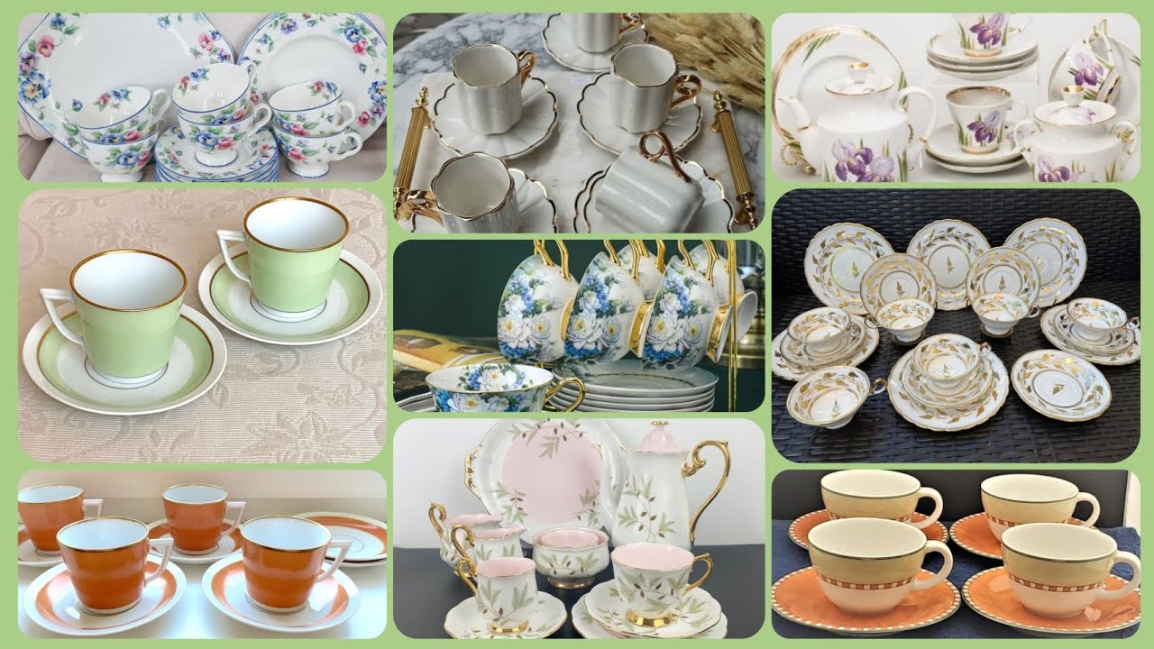 Amazing tea set 😀 design ideas 😄| crockery design ideas for you ☺️#crockerydesing#amazing#beautiful