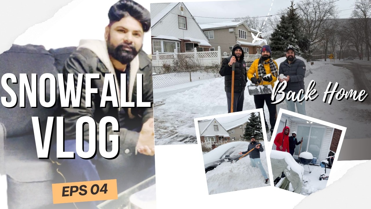 Snowfall part 3 | Back Home | New York vlog