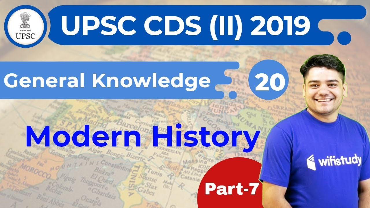 3:30 PM - UPSC CDS (II) 2019 | GK by Sandeep Sir | Modern History