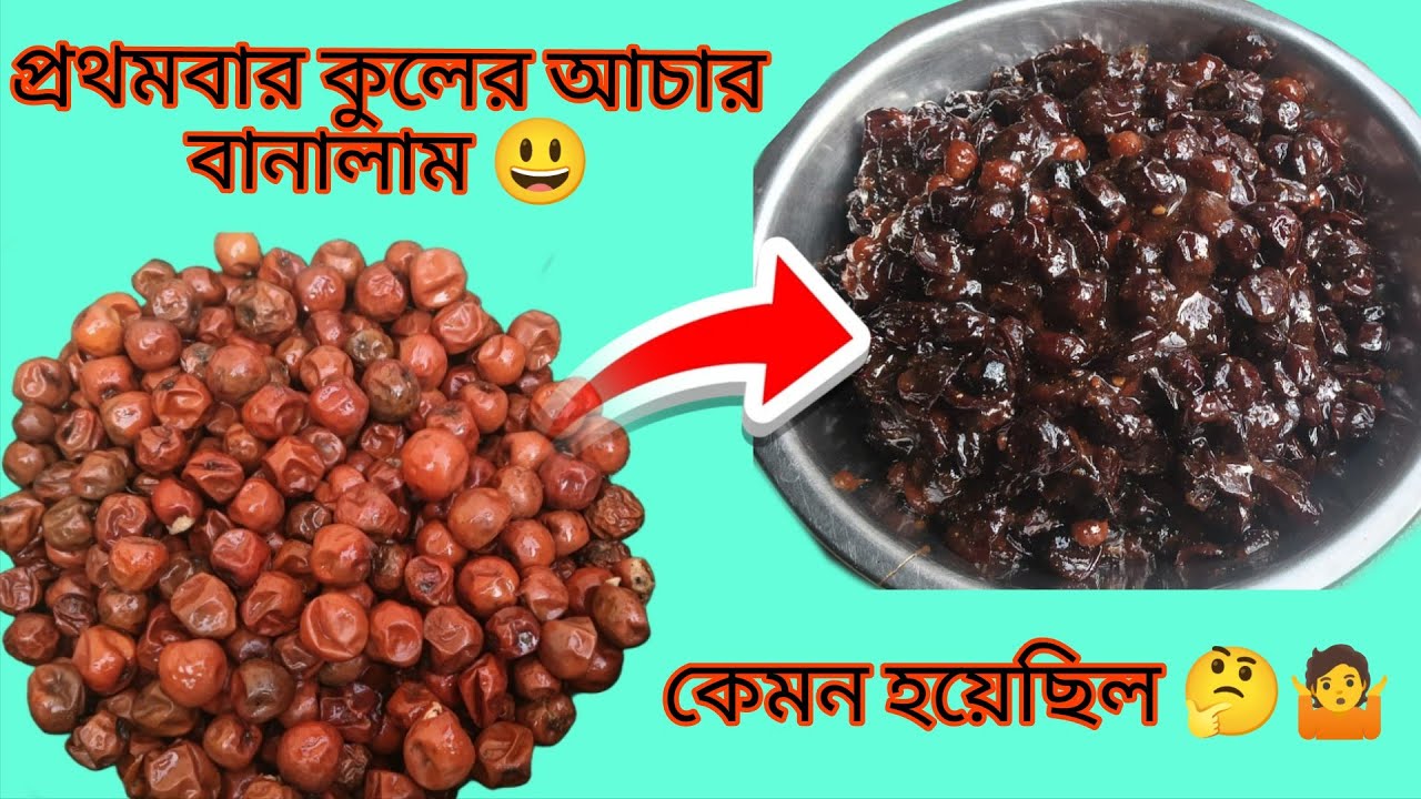 প্রথমবার কুলের আচার বানালাম 😃 কেমন হয়েছিল???🤷#bengalifood #kulerachar #homemadecooking #ডেইলি_ব্লগ 