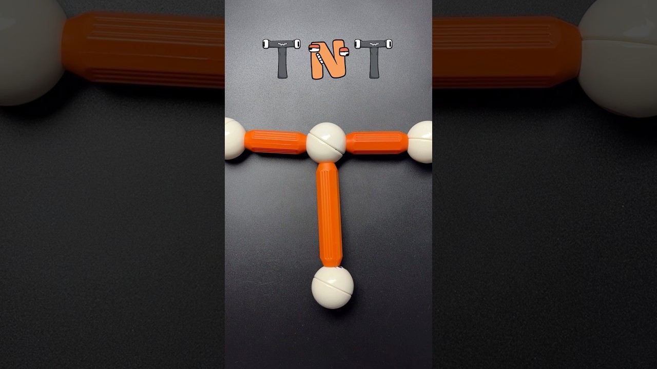 How to make a TNT #oddsatisfying #satisfying #tnt