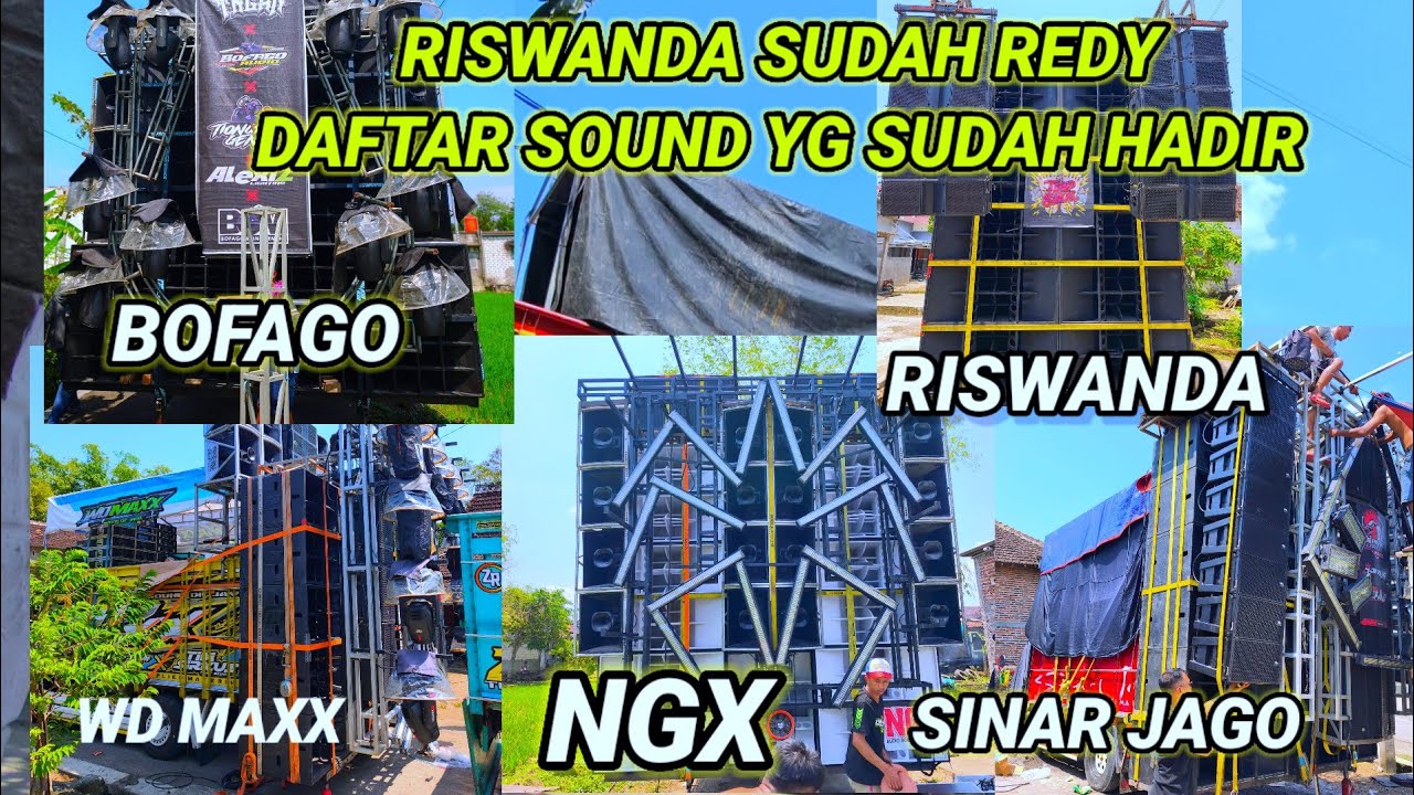 Riswanda sudah Redy, kita Sepil beberapa sound yg sudah hadir di tarling salaharjo pati
