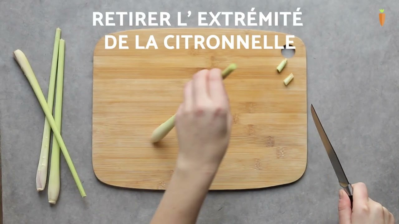 Comment &eacute;mincer la citronnelle ?