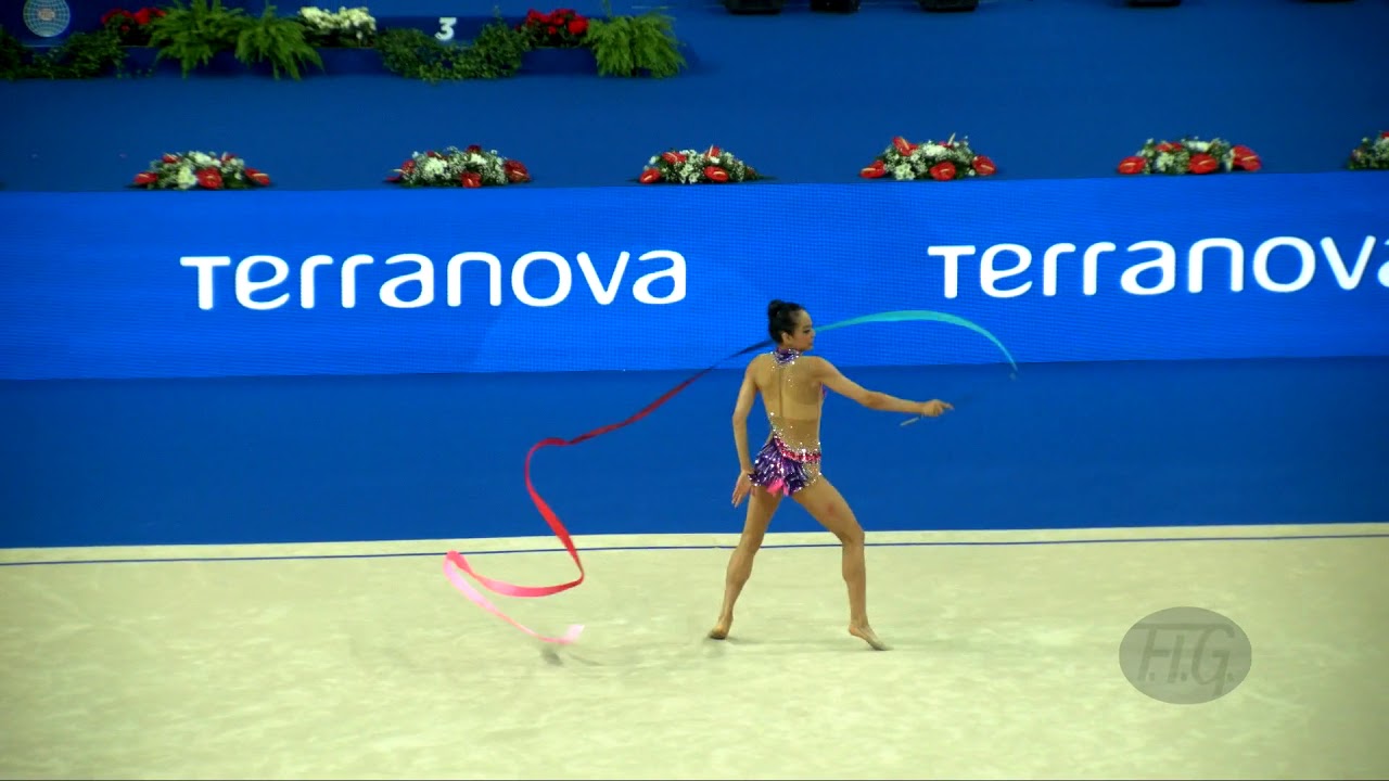 ZENG Laura (USA) - 2017 Rhythmic Worlds, Pesaro (ITA) - Qualifications Ribbon