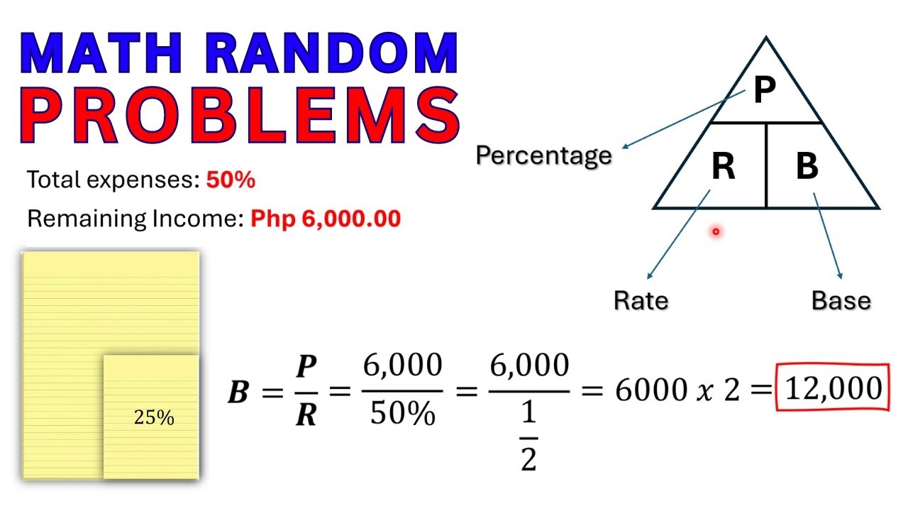 Math Random Problems - Numerical Ability_CSE, LET Reviewer, NAPOLCOM