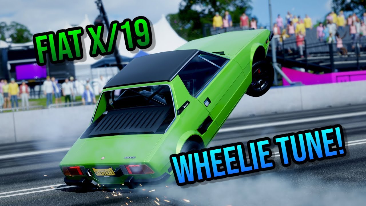 Forza Horizon 4 | Fiat X1/9 Wheelie Tune!