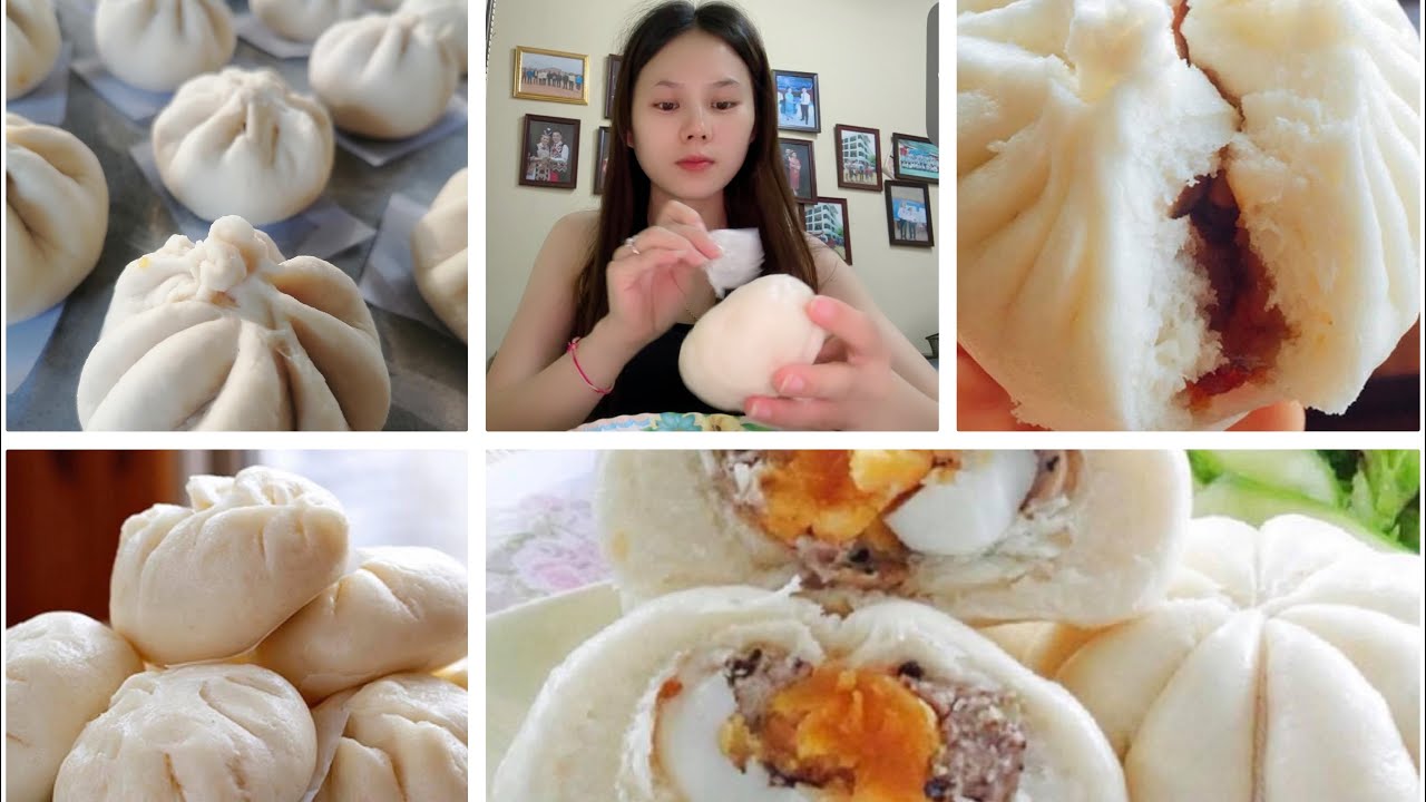 hnub no ua xam las paus noj (ສາລາເປົາ-steamed buns)