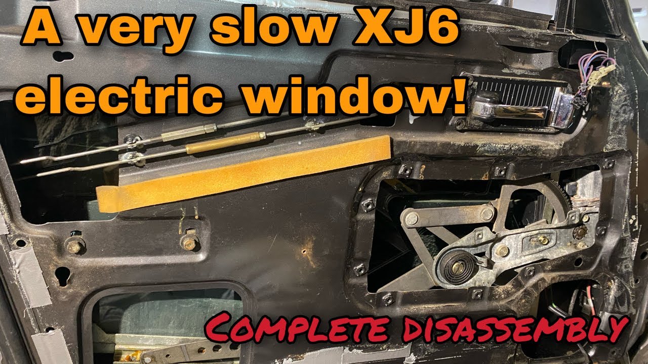 Slow Electric Window? Let's Fix it on This Series 3 XJ6!
