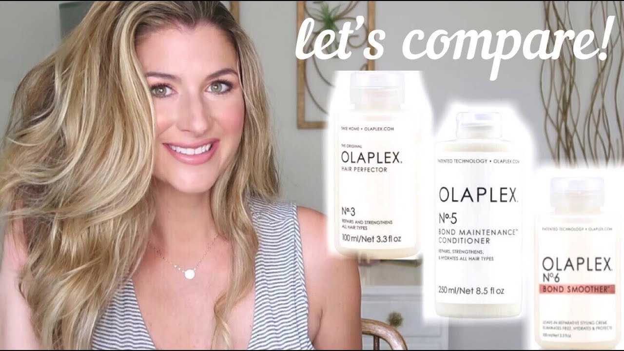 IS OLAPLEX WORTH THE HYPE? No 3, 5, & 6 COMPARISON | ALSO BEACHY WAVES TUTORIAL :)