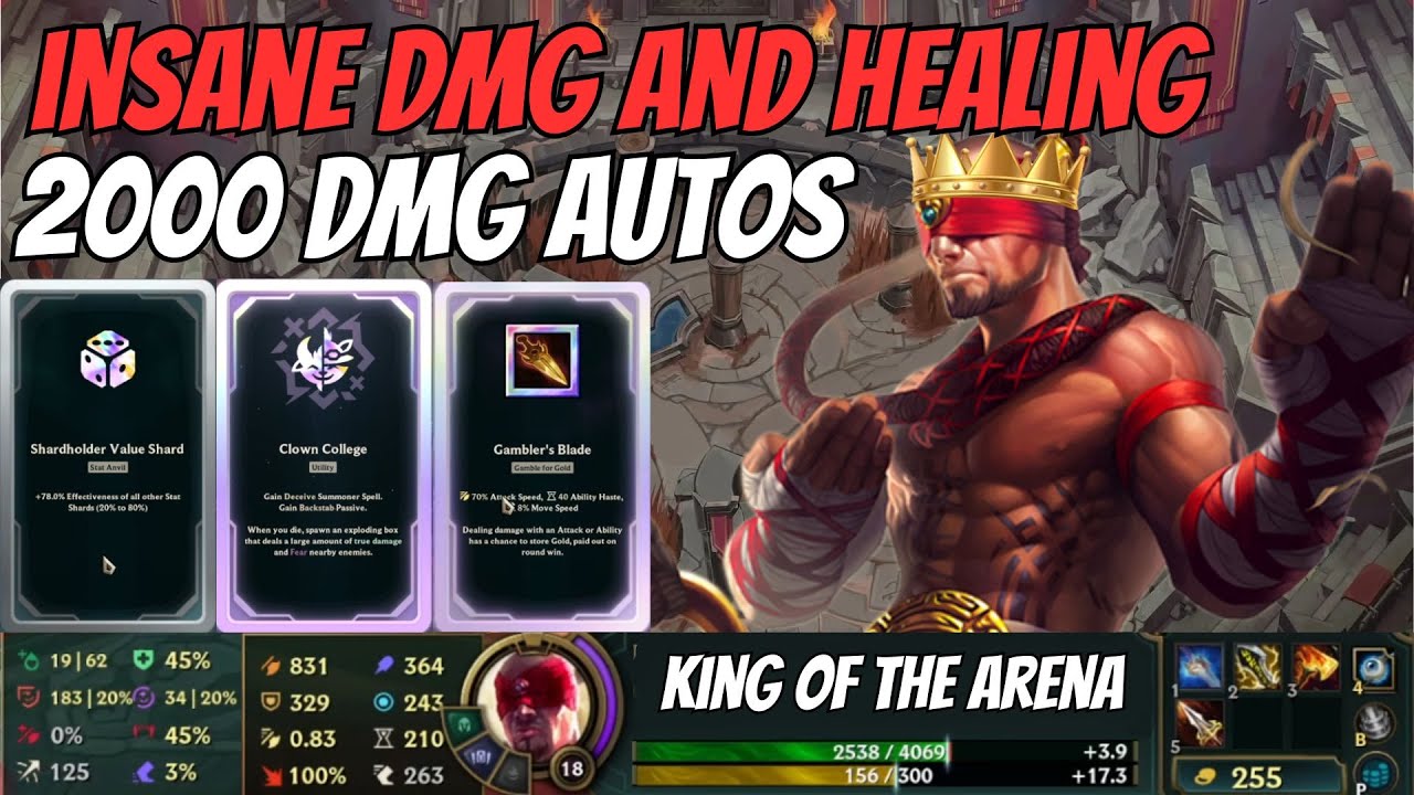 Lee Sin Does It All 2300 DMG Autos, Is He the KING OF THE ARENA!?!? King Of The Arena