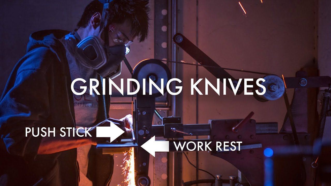 How to grind knives in a fraction of the time.